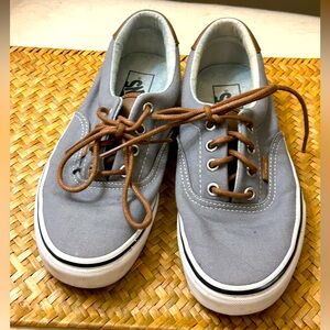 Vans Leather and Canvas Sneakers